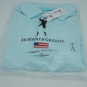 Alotian Club Golf Shirt - Ice Blue - Fairway & Greene - Large